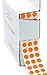 ChromaLabel 1/4 Inch Circle Sticker Labels, Easy to Write on Colored Dot Stickers with Handy Dispenser, Round Color Coding Labels - 1000 Sticky Dots, Orange Stickers