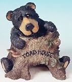 Black Bear Cub Garden Toad House