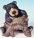 Black Bear Cub Garden Toad House