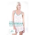Ladies/Womens White Hearts or Plain Green Nightwear Short Pyjamas Set