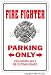 FIRE FIGHTER ~Novelty Sign~ parking signs fireman gift