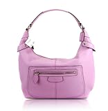 Coach Penelope Hobo Handbag Purse in Lilac Soft Pebbled Leather 100% Authentic