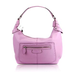 Coach Penelope Hobo Handbag Purse in Lilac Soft Pebbled Leather 100% Authentic