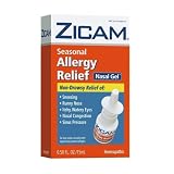 Zicam No Drip Liquid Nasal Gel, Seasonal Allergy Relief, Non-Drowsy, 0.5-Ounce (15 ml) (Pack of 2)