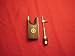4/4 Violin Bow Ebony Frog and Screws, Color Pearl Slide