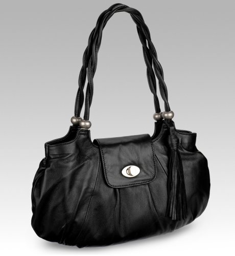Autograph Leather Twist Lock Nappa Design Bag