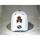 Arizona State Sun Devils One-Fit NCAA Cotton Twill Flex Cap (White)