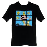 Simpsons Brady Bunch Spoof Mens T-Shirt