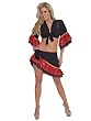 Women's Sexy Latina Dress Spice Red