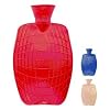 Fashy Atlas BLUE Travel Hot Water Bottle by Fashy - Made in Germany