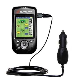 Rapid Car / Auto Charger For The Sonocaddie Auto Play Golf Gps - Uses Gomadic Tipexchange Technology