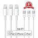 ESK® 3 Pack Certified 8 Pin Lightning to USB Cable for iPhone iPad and iPod (10 Feet / 3 Meters)