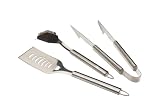 Grillfinity 140200 Premium 3-Piece Grilling Tool Set