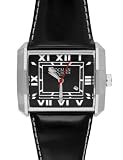 Locman Italy Otto Men's Black Leather Strap Watch