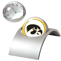 Iowa Hawkeyes NCAA Spinning Clock by Great American Products