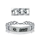 NFL Stainless Steel New York Giants Id Bracelet
