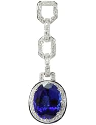 14K Exquisite Tanzanite Pendant with diamonds (NEW ARRIVAL)