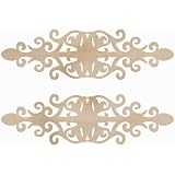 Kaisercraft FL551 Wood Flourishes 2/Pkg-Ornate Plates