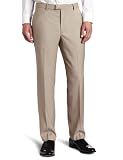 Perry Ellis Men's Portfolio City Fit Flat Front Solid Bengaline Pant