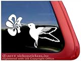 Plain Hummingbird Decal with Flower High Quality Window Decal Sticker
