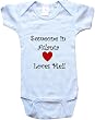 SOMEONE IN ATLANTA LOVES ME - ATLANTA BABY - City Series - White, Blue or Pink Onesie / Baby T-shirt