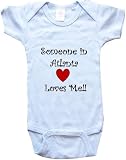 SOMEONE IN ATLANTA LOVES ME - ATLANTA BABY - City Series - White, Blue or Pink Onesie / Baby T-shirt