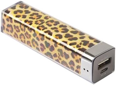2600 Mah Portable USB Power Bank External Battery Charger for Mobile Devices Samsung Iphone 5 4s 4 3gs I9300 HTC Wireless Power Bank Charger (Lipstick-Zebra)