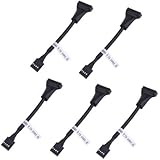 Neewer 5X Black 19 Pin USB 3.0 Female To 9 Pin USB 2.0 Male Motherboard Cable Adapter Converter