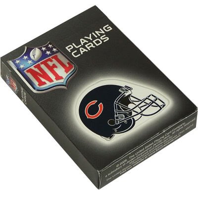 CHICAGO BEARS OFFICIAL LOGO POKER PLAYING CARDS