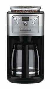 Cuisinart DGB-700BC Grind-and-Brew 12-Cup Automatic Coffeemaker, Brushed Chrome/Black