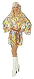 Damen Kostüm Hippie Blumenkind Flower Power Größe 42