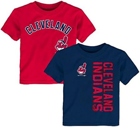 MLB Cleveland Indians Toddler Tees 4T - 2 Pack