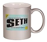 IMAGE OF FROM THE LOINS OF MY MOTHER COMES SETH Coffee Mug Metallic Silver 11 oz