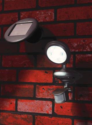Childrens Toyshop  Outdoor Living : Solar Powered PIR Motion Sensor Outdoor Security Light