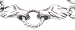 Light Comfortable Fighting Wolves Wolf Pewter Bracelet