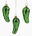 Lot of 12 Hand Blown Glass Pickle Christmas Tree Ornaments Fun Express
