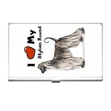 I Love My Afghan Hound Business Card Holder Case
