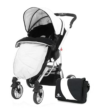 Petite Star Kurvi Match Pram & Pushchair - Ivory