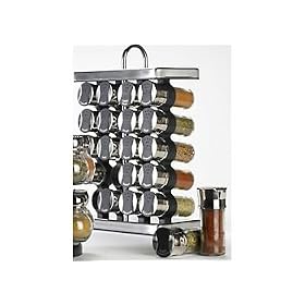 Olde Thompson 20-Jar Stainless Spice Rack Olde Thompson 20-Jar Stainless Spice Rack