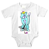 Onesie with golfer, golf, playing, cat, animal
