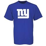 Reebok New York Giants Royal Blue Team Logo Print T-shirt