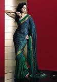 Aayushi Printed Georgette Saree / Sari fabric for casual wear