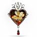 Gothic Sacred Heart Pin from the Artazia Collection #2704 OP HP
