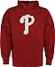 Philadelphia Phillies Dark Red Signature Hooded Sweatshirt - XX-Large