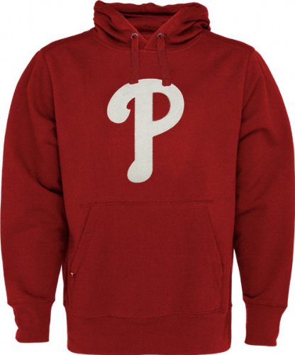 Philadelphia Phillies Dark Red Signature Hooded Sweatshirt