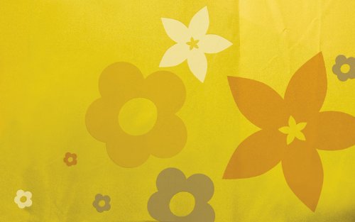 Videx 11476 Balkonbanner "Flower" 90 x 300 cm gelb