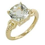 10k Yellow Gold Green Amethyst Ring 41CosmoQj7L. SL160 10k Yellow Gold Green Amethyst Ring