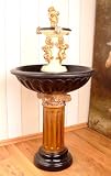 GIGANTISCHER BRUNNEN BAROCCO ENGEL UND LÖWEN TRAUM PALAZZO EXCLUSIV