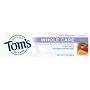 Tom's of Maine Whole Care Natural Fluoride Toothpaste, Anticavity & Tartar Control Plus Whitening Gel, Orange- Mango, 5.5 oz (155.9 g) (Pack of 6)