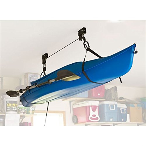 Ceiling Mount Canoe & Kayak Storage Hoist « Surfboards Sale